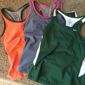 Nike running tops small dri-fit